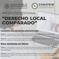 Proyecto editorial "Derecho local comparado: el Pleno y la Presidencia de los Tribunales Superiores de Justicia l y ll"
